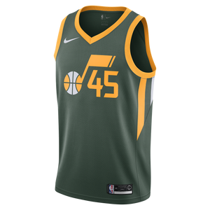 45 - Earned Swingman Jersey - MensApparelJerseys - Utah Jazz - Mitchell Donovan - Earned - Green