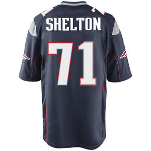 Nike Danny Shelton #71 Game Jersey-Navy