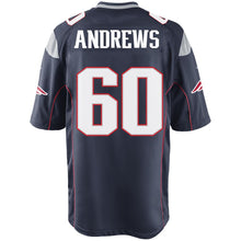 Load image into Gallery viewer, Nike David Andrews #60 Game Jersey-Navy