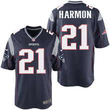 Load image into Gallery viewer, Nike Duron Harmon #21 Game Jersey-Navy