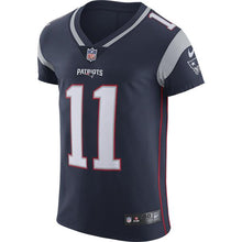 Load image into Gallery viewer, Nike Elite Julian Edelman #11 Jersey-Navy