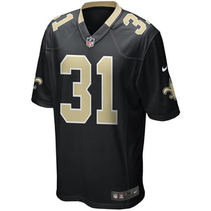 Mens New Orleans Saints Jairus Byrd Nike Black Game Jersey