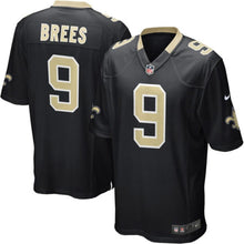 Load image into Gallery viewer, Mens New Orleans Saints Drew Brees Nike Black Game Jersey