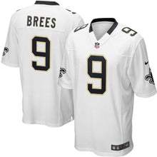 Load image into Gallery viewer, Mens New Orleans Saints Drew Brees Nike White Game Jersey