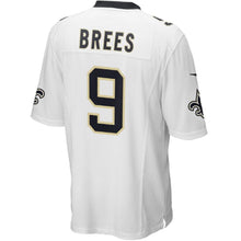 Load image into Gallery viewer, Mens New Orleans Saints Drew Brees Nike White Game Jersey