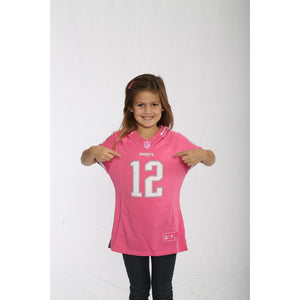 Girls Nike Tom Brady Jersey-Pink
