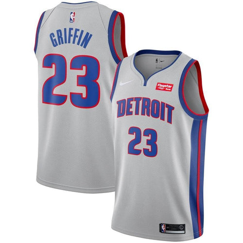 23 - Detroit Pistons Men's Nike Statement Swingman Jersey - Grey