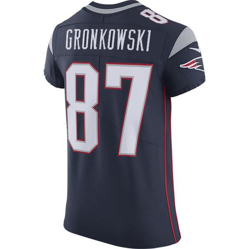 Nike Elite Vapor Rob Gronkowski #87 Jersey-Navy