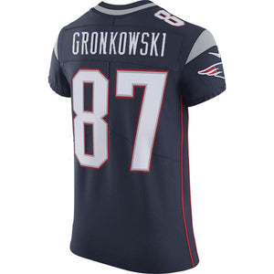 Nike Elite Vapor Rob Gronkowski #87 Jersey-Navy