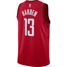 Load image into Gallery viewer, 13 - James Harden Men&#39;s Houston Rockets Earned Edition Swingman Jersey - Red