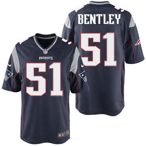 Nike Ja&#39;Whaun Bentley #51 Game Jersey-Navy