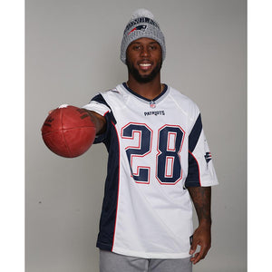 Nike James White #28 Game Jersey-White