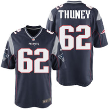 Load image into Gallery viewer, Nike Joe Thuney #62 Game Jersey-Navy