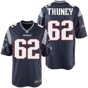 Nike Joe Thuney #62 Game Jersey-Navy