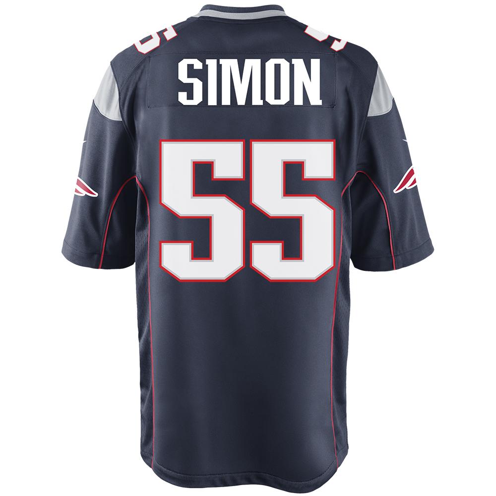 Nike John Simon #55 Game Jersey-Navy