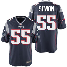 Load image into Gallery viewer, Nike John Simon #55 Game Jersey-Navy