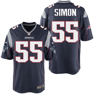 Nike John Simon #55 Game Jersey-Navy