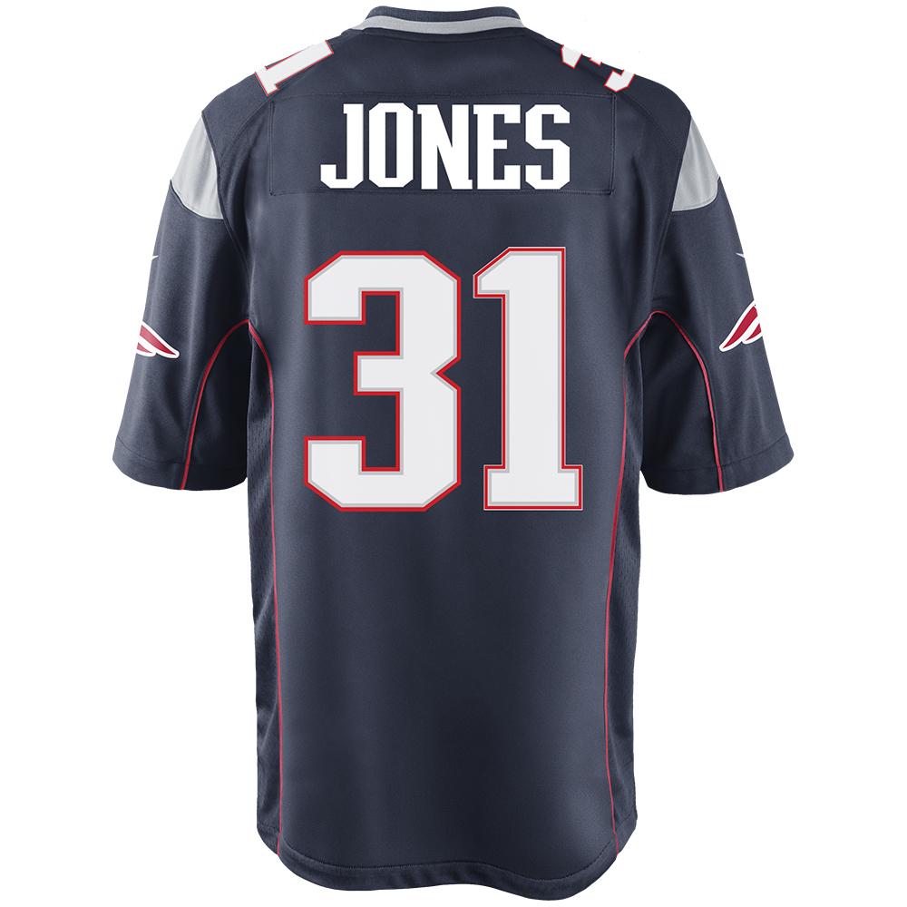 Nike Jonathan Jones #31 Game Jersey-Navy