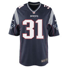 Load image into Gallery viewer, Nike Jonathan Jones #31 Game Jersey-Navy