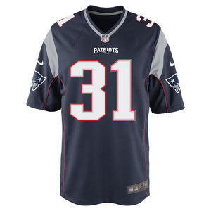 Nike Jonathan Jones #31 Game Jersey-Navy