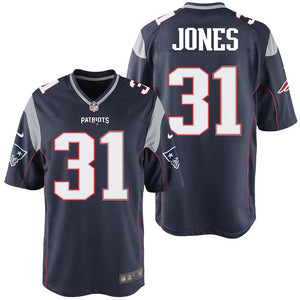 Nike Jonathan Jones #31 Game Jersey-Navy