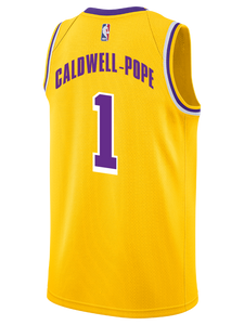 1 - Los Angeles Lakers Kentavious Caldwell-Pope 2018-19 Icon Edition Swingman Jersey - Gold