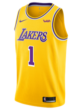 Load image into Gallery viewer, 1 - Los Angeles Lakers Kentavious Caldwell-Pope 2018-19 Icon Edition Swingman Jersey - Gold