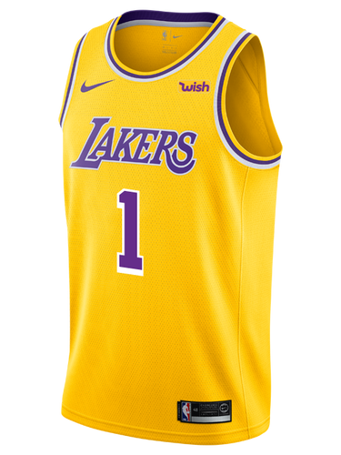 1 - Los Angeles Lakers Kentavious Caldwell-Pope 2018-19 Icon Edition Swingman Jersey - Gold