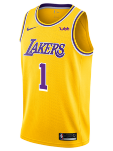 1 - Los Angeles Lakers Kentavious Caldwell-Pope 2018-19 Icon Edition Swingman Jersey - Gold