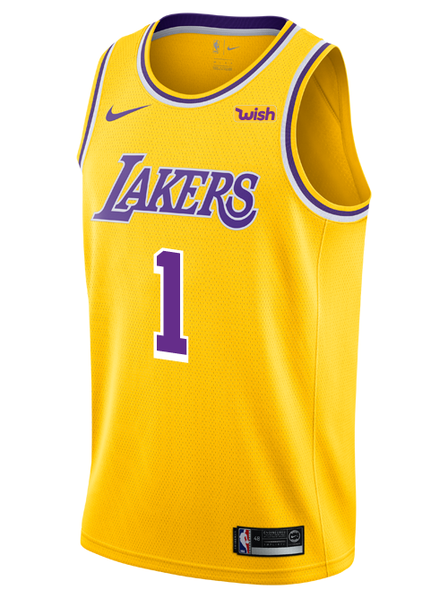 1 - Los Angeles Lakers Kentavious Caldwell-Pope 2018-19 Icon Edition Swingman Jersey - Gold