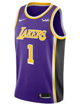 Load image into Gallery viewer, 1 - Los Angeles Lakers Kentavious Caldwell-Pope 2018-19 Statement Edition Swingman Jersey - Purple