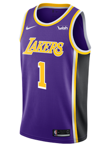1 - Los Angeles Lakers Kentavious Caldwell-Pope 2018-19 Statement Edition Swingman Jersey - Purple