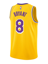 Load image into Gallery viewer, 8 - Los Angeles Lakers Kobe Bryant Icon Edition Swingman Jersey - Gold