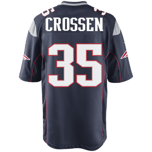 Nike Keion Crossen #35 Game Jersey-Navy