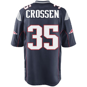 Nike Keion Crossen #35 Game Jersey-Navy
