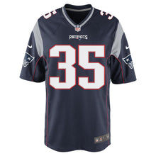 Load image into Gallery viewer, Nike Keion Crossen #35 Game Jersey-Navy