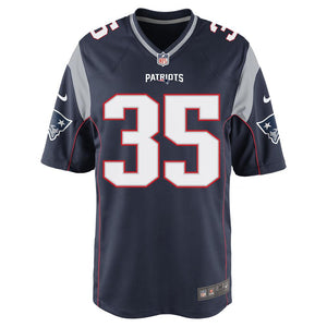 Nike Keion Crossen #35 Game Jersey-Navy