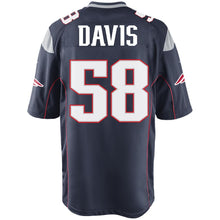 Load image into Gallery viewer, Nike Keionta Davis #58 Game Jersey-Navy