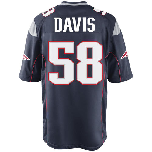 Nike Keionta Davis #58 Game Jersey-Navy