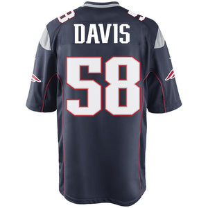 Nike Keionta Davis #58 Game Jersey-Navy