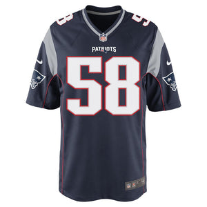 Nike Keionta Davis #58 Game Jersey-Navy