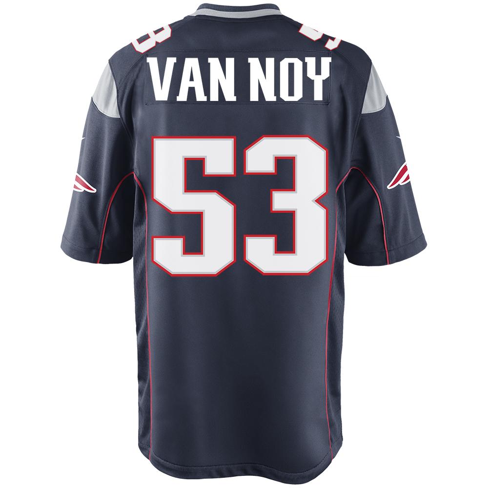 Nike Kyle Van Noy #53 Game Jersey-Navy
