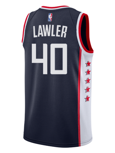 40 - LA Clippers Ralph Lawler City Edition Swingman Jersey - Navy