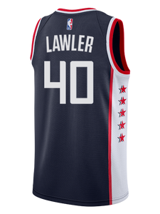40 - LA Clippers Ralph Lawler City Edition Swingman Jersey - Navy
