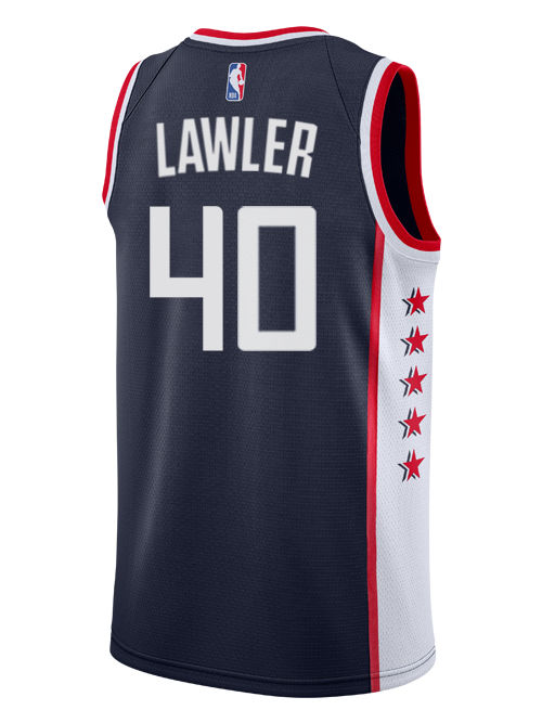 40 - LA Clippers Ralph Lawler City Edition Swingman Jersey - Navy