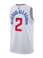 Load image into Gallery viewer, 2 - LA Clippers Shai Gilgeous-Alexander Association Swingman Jersey - White
