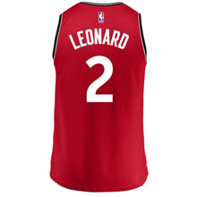 Load image into Gallery viewer, 02 - Raptors Ladies Swingman Icon Jersey - Leonard - Red