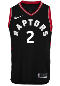 02 - Raptors Adult Swingman Statement Jersey - Leonard - Black