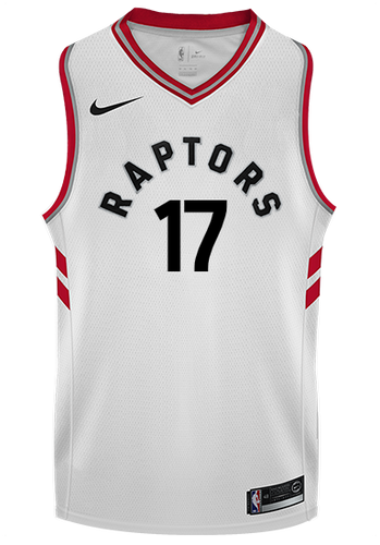 17 - Raptors Adult Swingman Association Jersey - Lin - White
