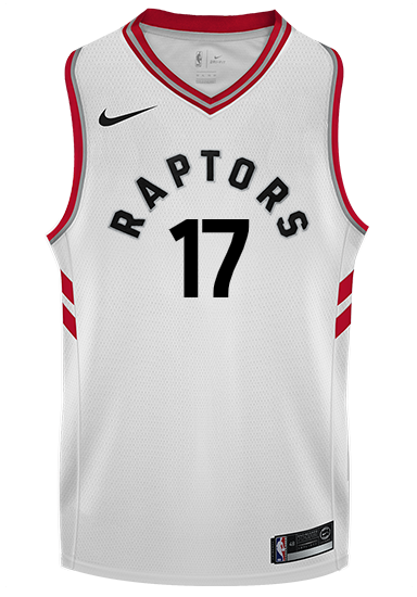 17 - Raptors Adult Swingman Association Jersey - Lin - White